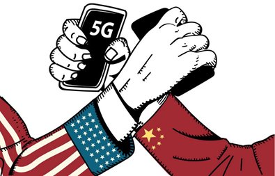 un huawei, La tecnología 5G y la guerra comercial entre RPC y EE. UU.