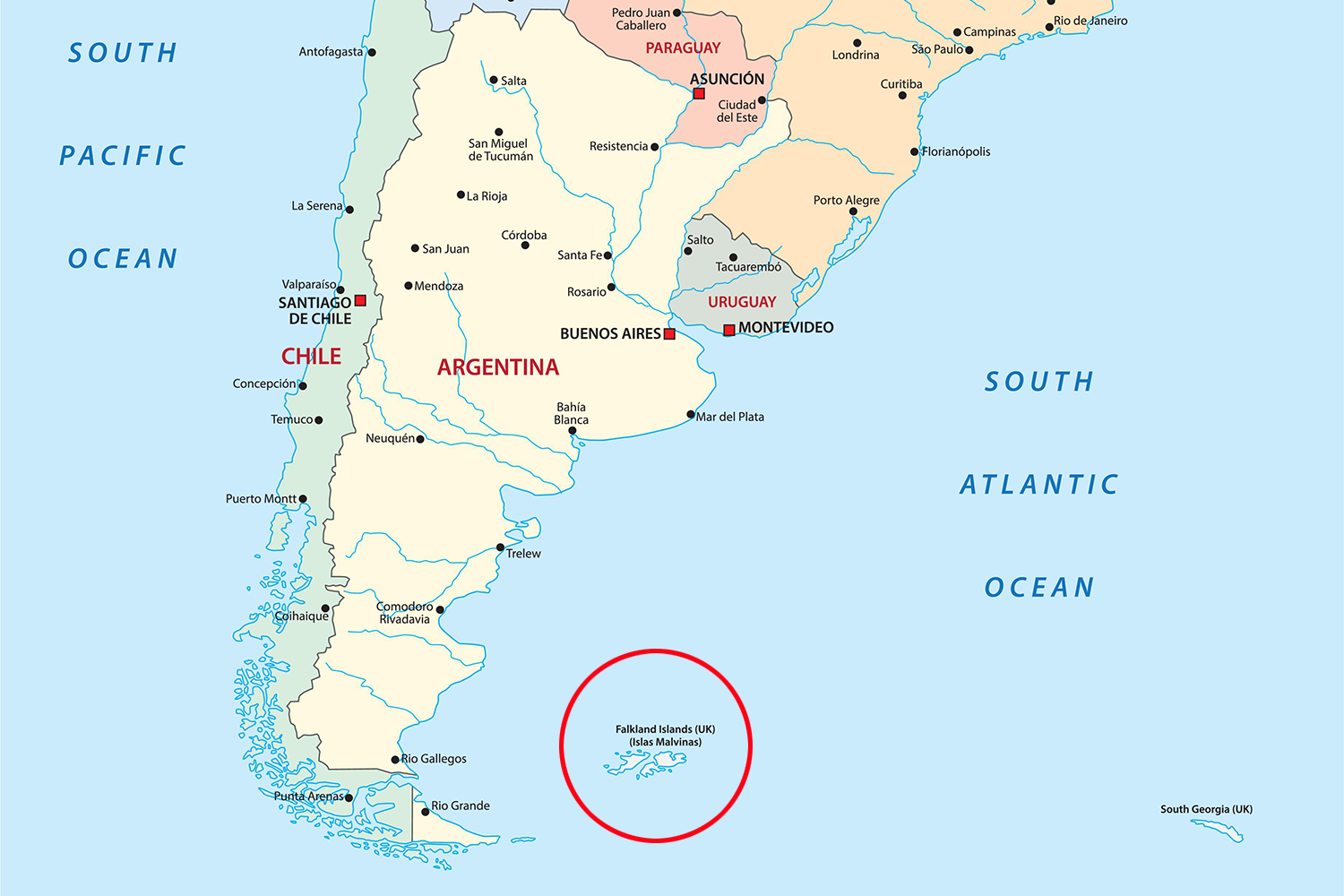 A Import Ncia Das Ilhas Malvinas Para O Brasil Mapa Mundi   Lhas Malvinas 