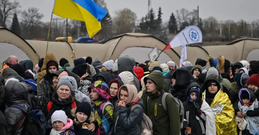 Ukrainian refugee flow