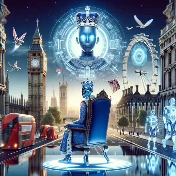 Artificial Intelligence and the fall in popularity of the British monarchy