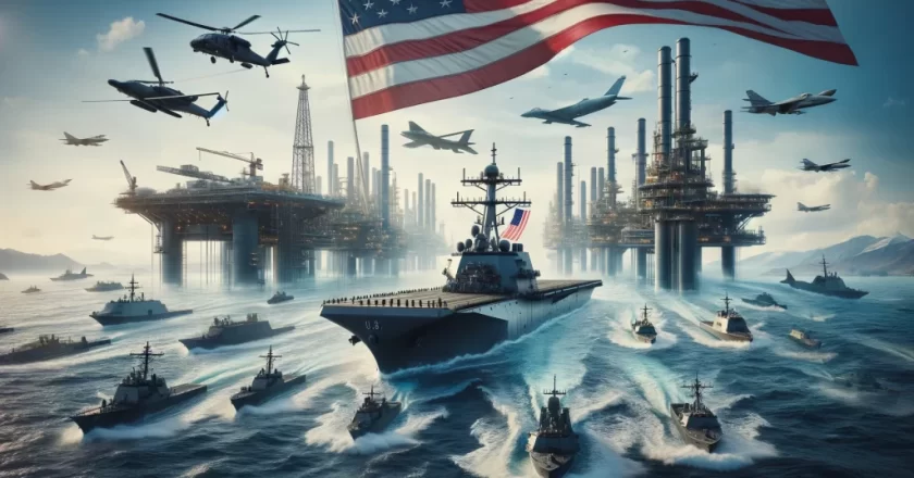Táticas de poder: exercícios militares dos EUA em plataformas marítimas ricas em fósseis