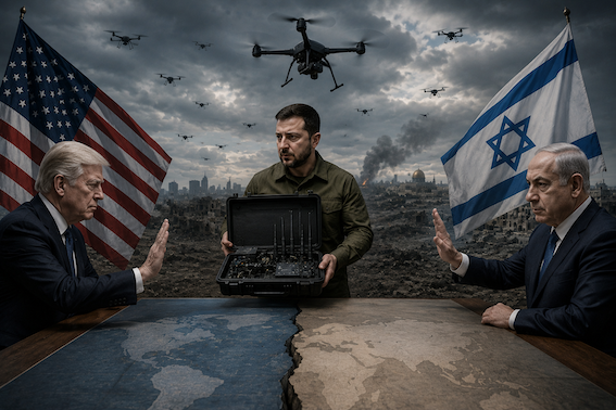 A estranha recusa americana e israelense às tecnologias anti-drone da Ucrânia